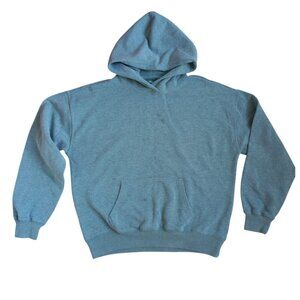 Hollister Teal Pullover Hoodie XS Unisex Classic Fleece Sweatshirt